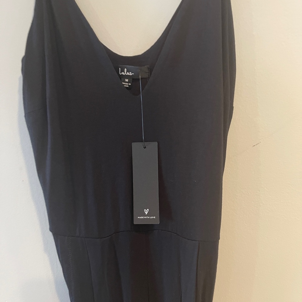 Lulu's Black Sleeveless Jumpsuit - Picture 5 of 8